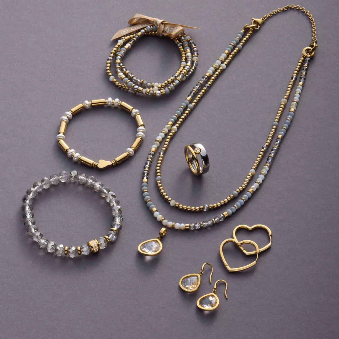 Ohrhänger JUVINGA WHITE gold*LEONARDO Online