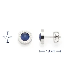 Ohrstecker MATRIX Dark Blue*LEONARDO Hot