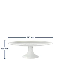 Platte ALABASTRO 31 cm weiß*LEONARDO Best