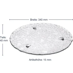 Platte HEART 34 cm mit Herzoptic*LEONARDO Online
