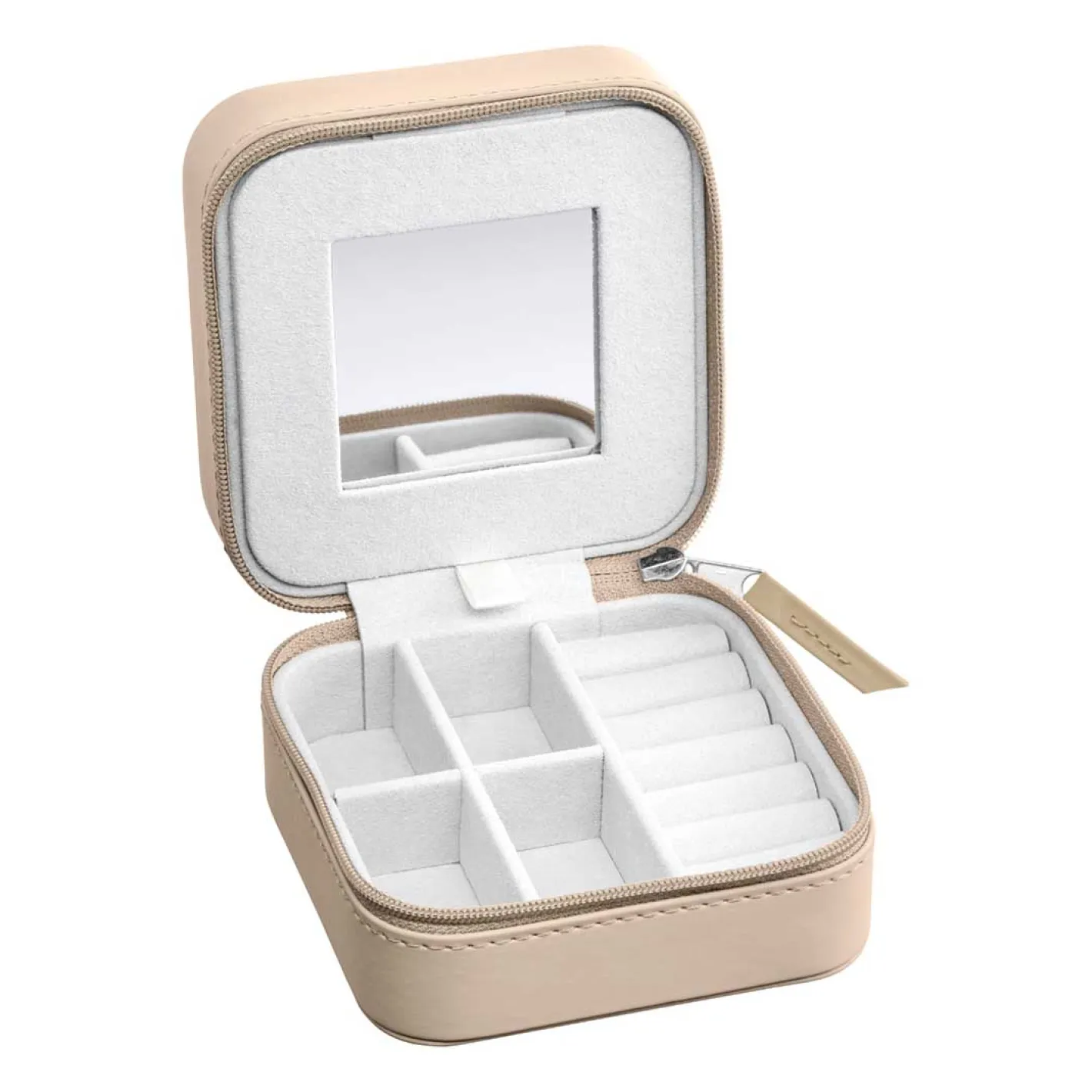 Reiseetui JEWELS taupe 10x10 cm*LEONARDO Hot