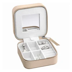 Reiseetui JEWELS taupe 10x10 cm*LEONARDO Hot