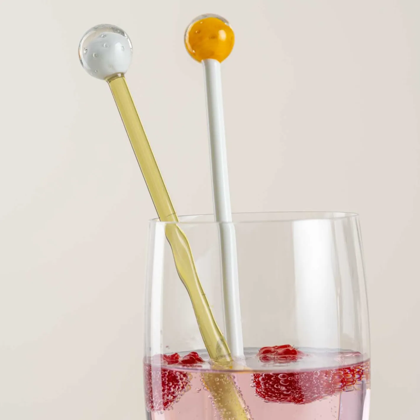 Rührer POESIA 20 cm orange/weiß 4er-Set*LEONARDO Online