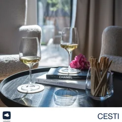 Rieslingglas CESTI 280 ml 6er-Set + Poliertuch*LEONARDO Best