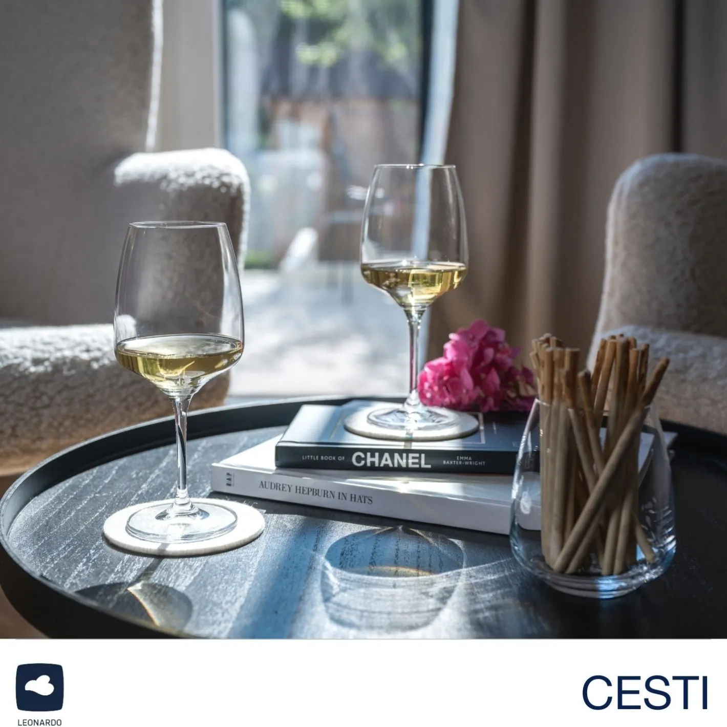 Rieslingglas CESTI 280 ml 6er-Set + Poliertuch*LEONARDO Best