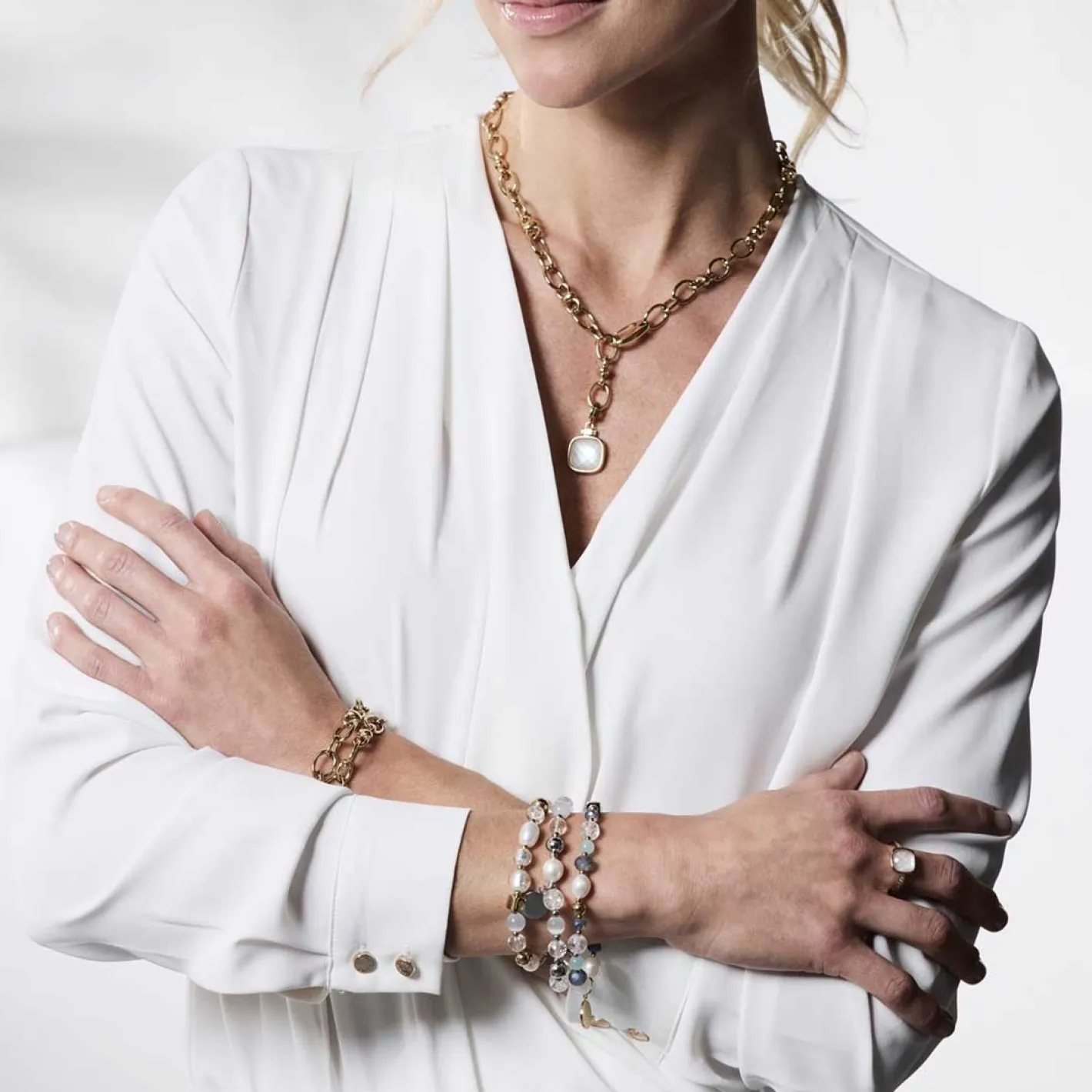 Ring VIRGINIA 17 gold*LEONARDO Outlet