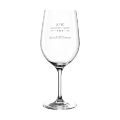 Rotweinglas CIAO+ 610 ml mit persönlicher Gravur*LEONARDO Discount