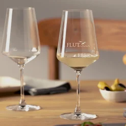 Rotweinglas PUCCINI 750 ml mit Ebbe/ Flut Gravur*LEONARDO Hot