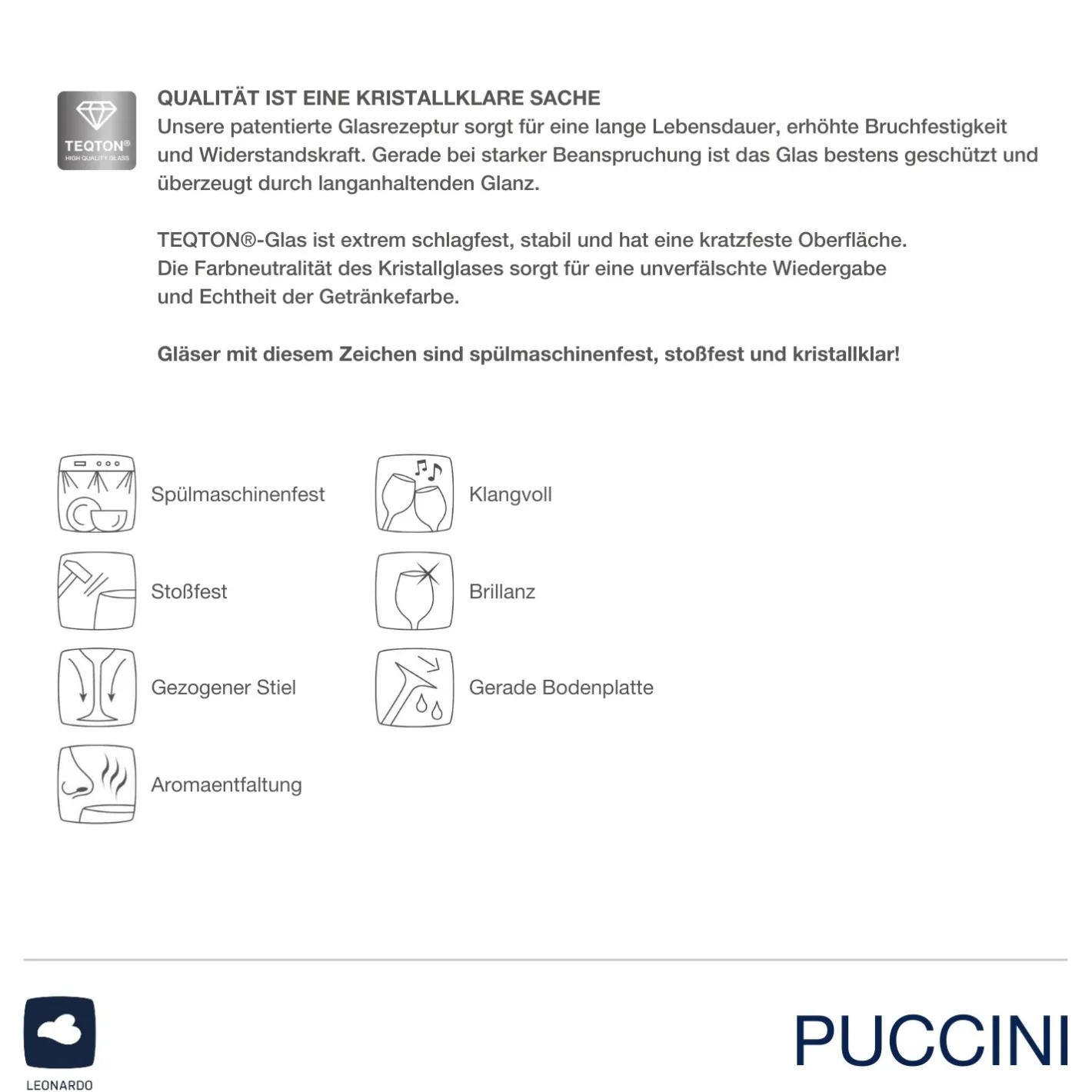 Rotweinglas PUCCINI 750 ml mit Ebbe/ Flut Gravur*LEONARDO Hot