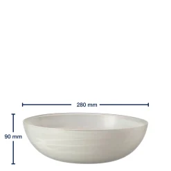 Schale ALABASTRO 28 cm weiß*LEONARDO Outlet