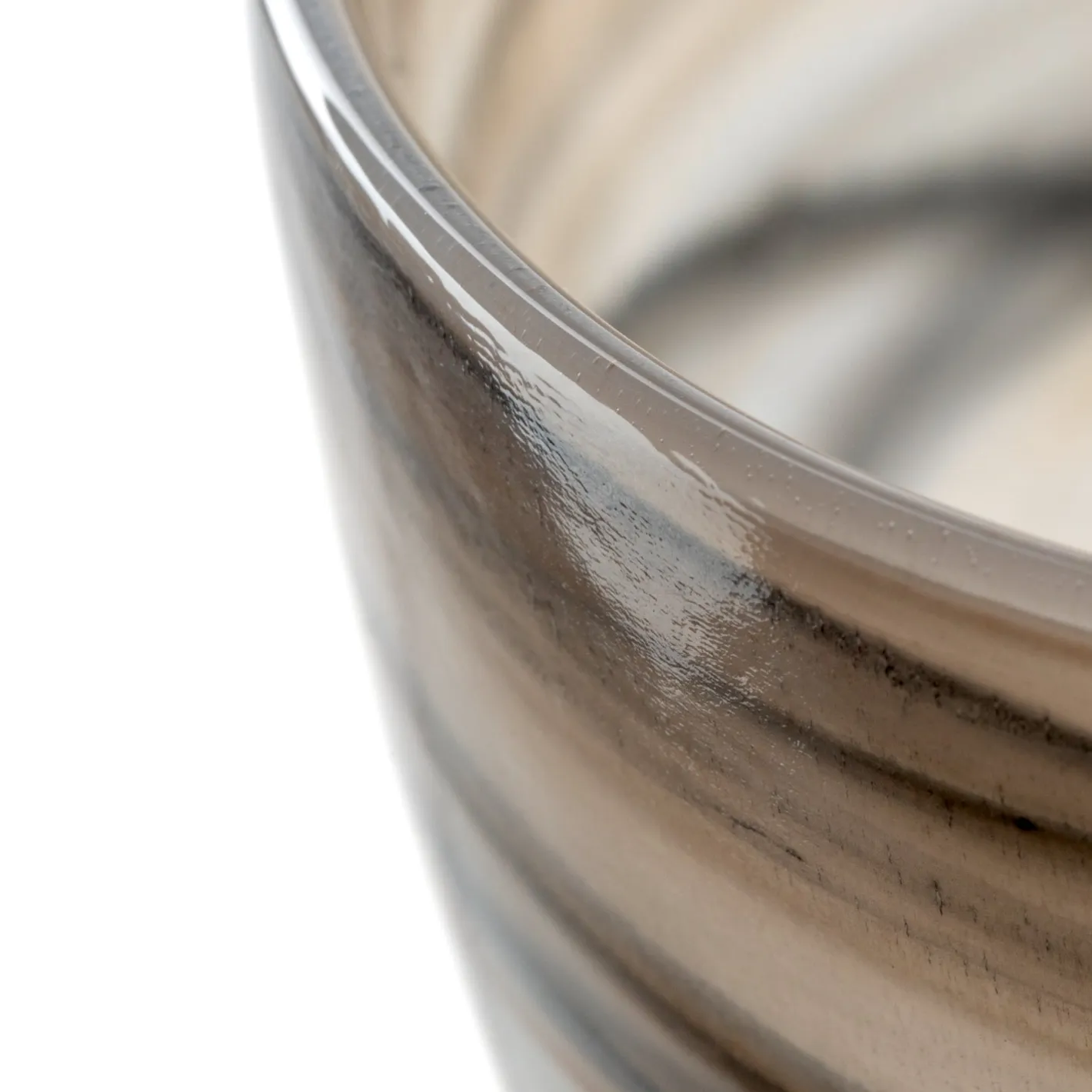 Schale ALABASTRO 27 cm x 15 cm beige/schwarz*LEONARDO Discount