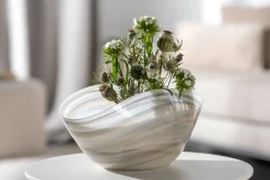 Schale ALABASTRO 27 cm x 15 cm beige/schwarz*LEONARDO Discount