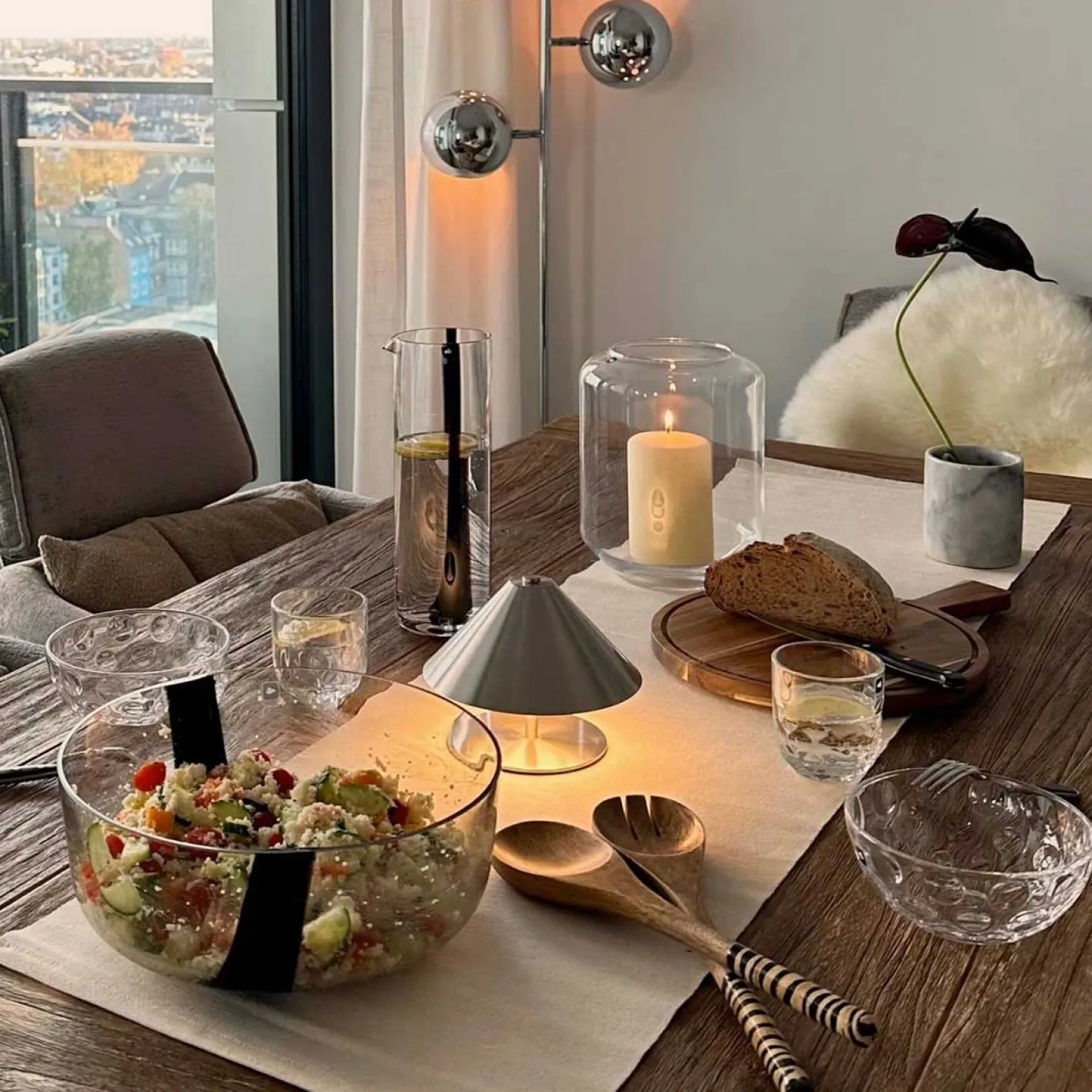 Schale ALVEO 26 cm taupe*LEONARDO Hot