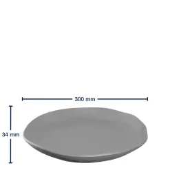 Schale CASOLARE 30 cm grau Aluminium*LEONARDO Best