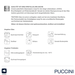 Sektglas Geschenkset PUCCINI 5-teilig 280 ml mit persönlicher Gravur*LEONARDO Outlet