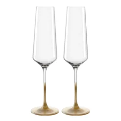 Sektglas PUCCINI 280 ml gold 2er-Set*LEONARDO Best