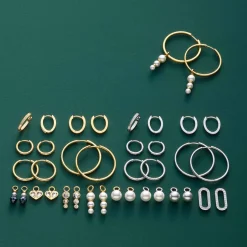 Set/2 Anhänger JUSTINE gold Beauty's*LEONARDO Clearance