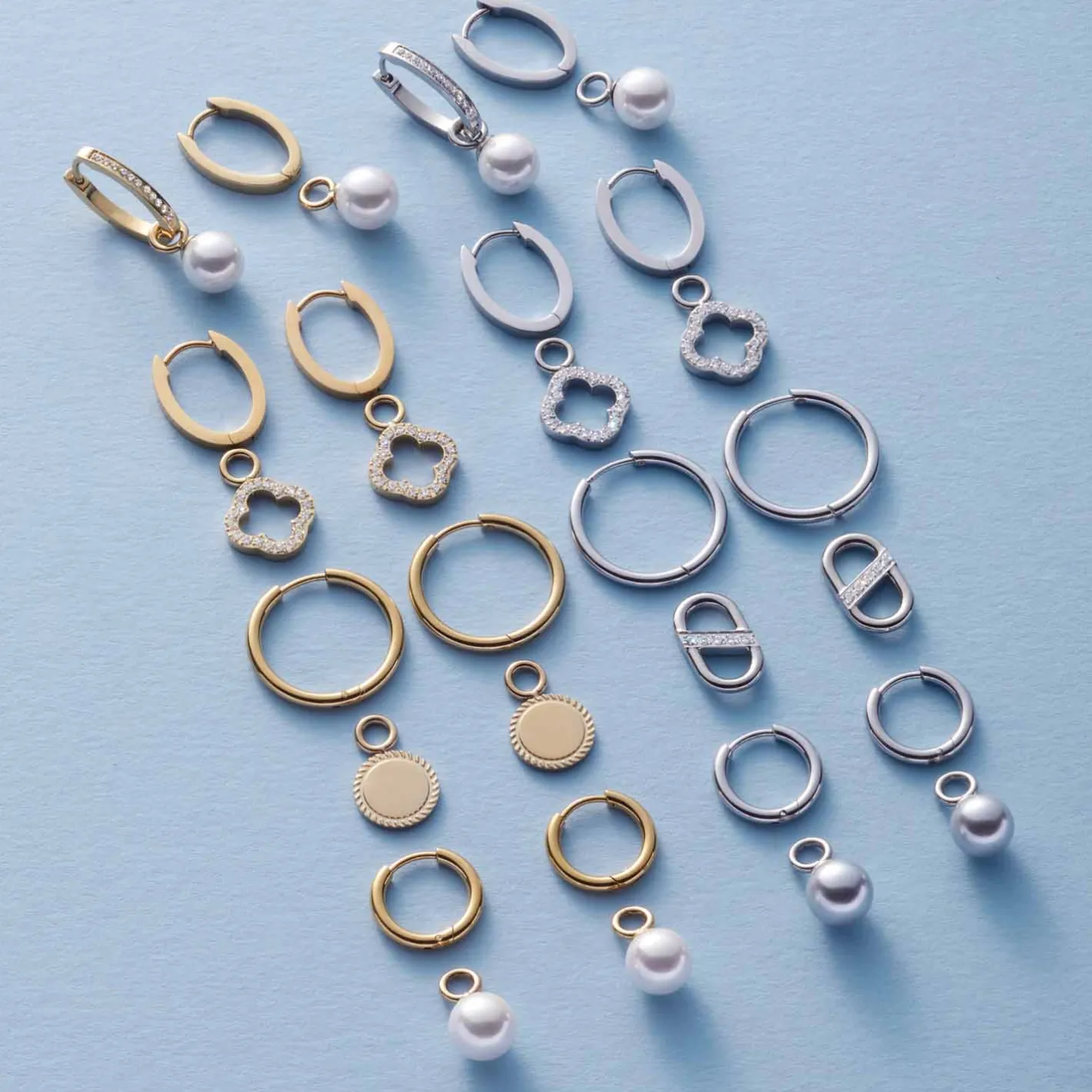 Set/2 Anhänger NAREA Beauty`s silber*LEONARDO Discount