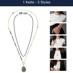 Set Halskette CHARLENE 50 cm gold*LEONARDO Online