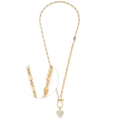 Set Halskette KAREEN 69 cm gold Clip & Mix*LEONARDO