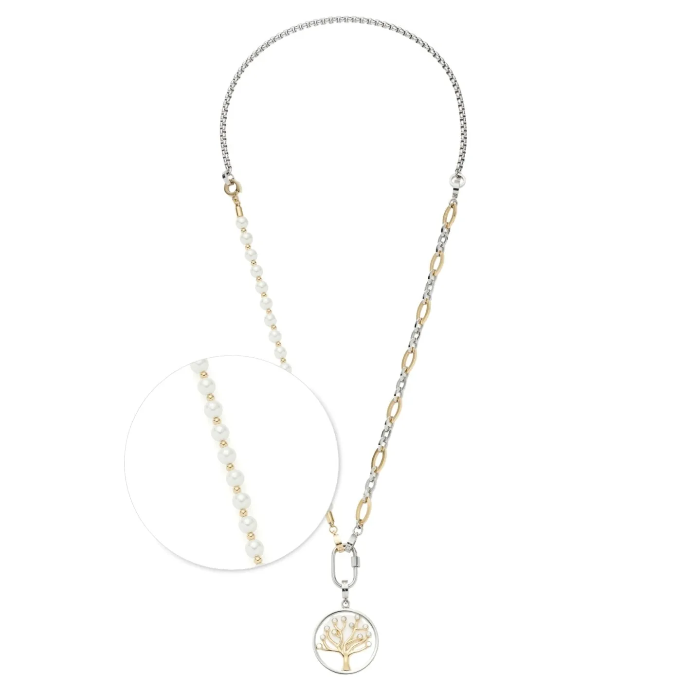 Set Halskette PAMELA 63 cm Clip & Mix*LEONARDO Discount