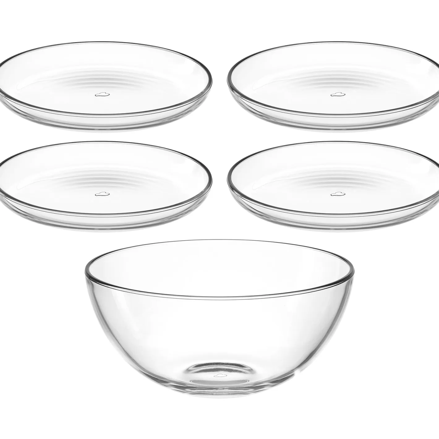 Set Schale/Teller CUCINA 5-teilig*LEONARDO New