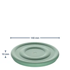 Silikondeckel CUCINA 14 cm salbei*LEONARDO New