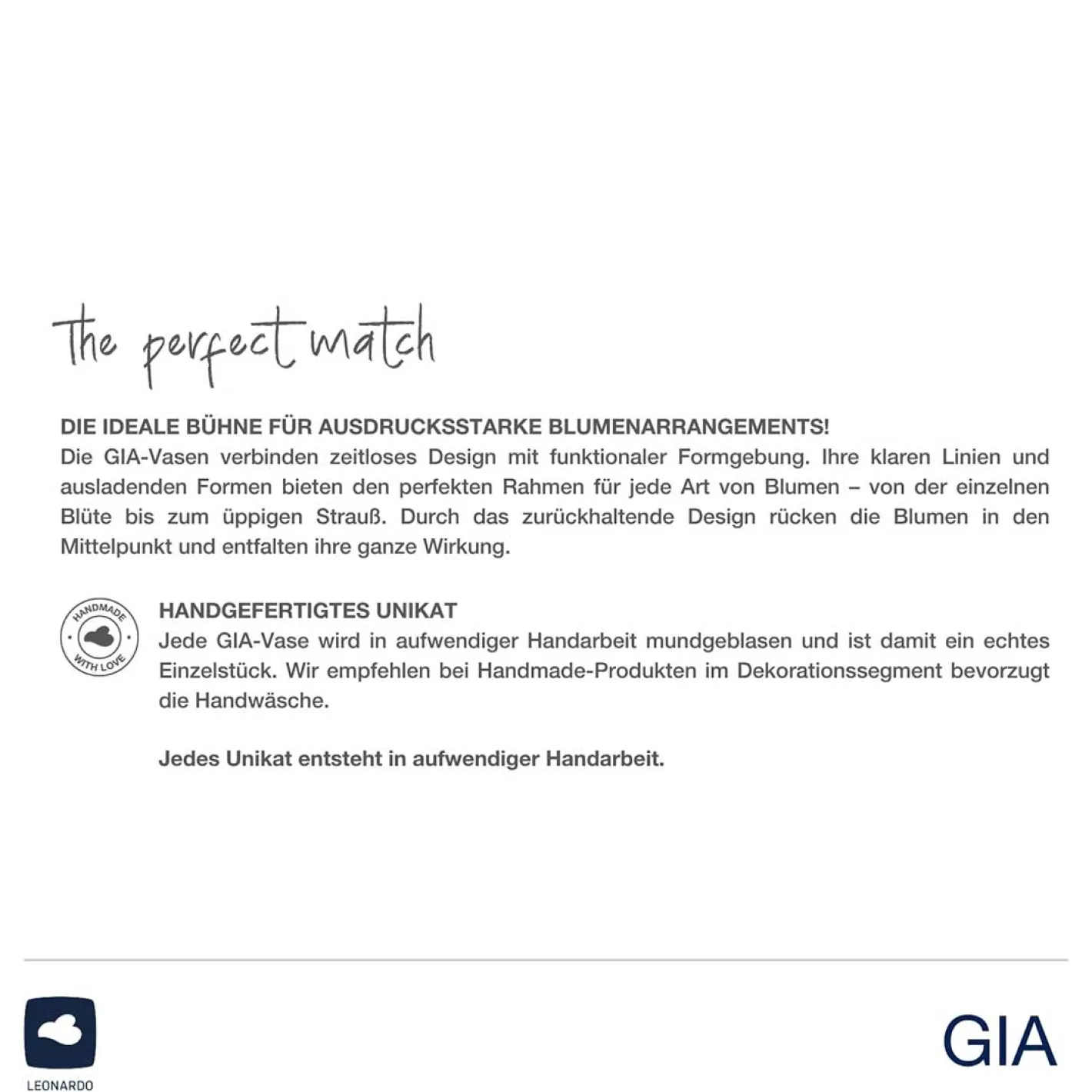 Solifleurvase GIA 25 cm*LEONARDO Outlet