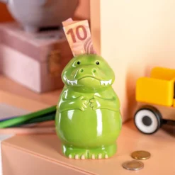Spardose BAMBINI 13 cm grün Krokodil*LEONARDO Hot