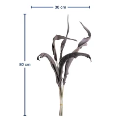 Strelizienblätter FIORE 80 cm taupe 5er-Set*LEONARDO Discount