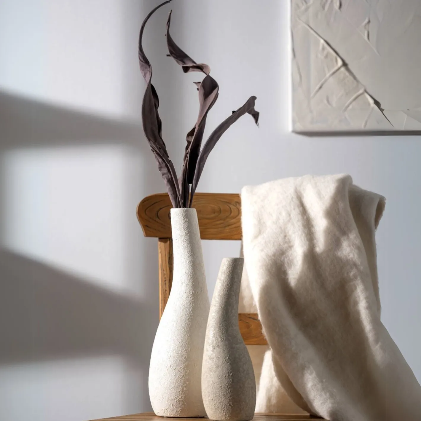 Strelizienblätter FIORE 80 cm taupe 5er-Set*LEONARDO Discount