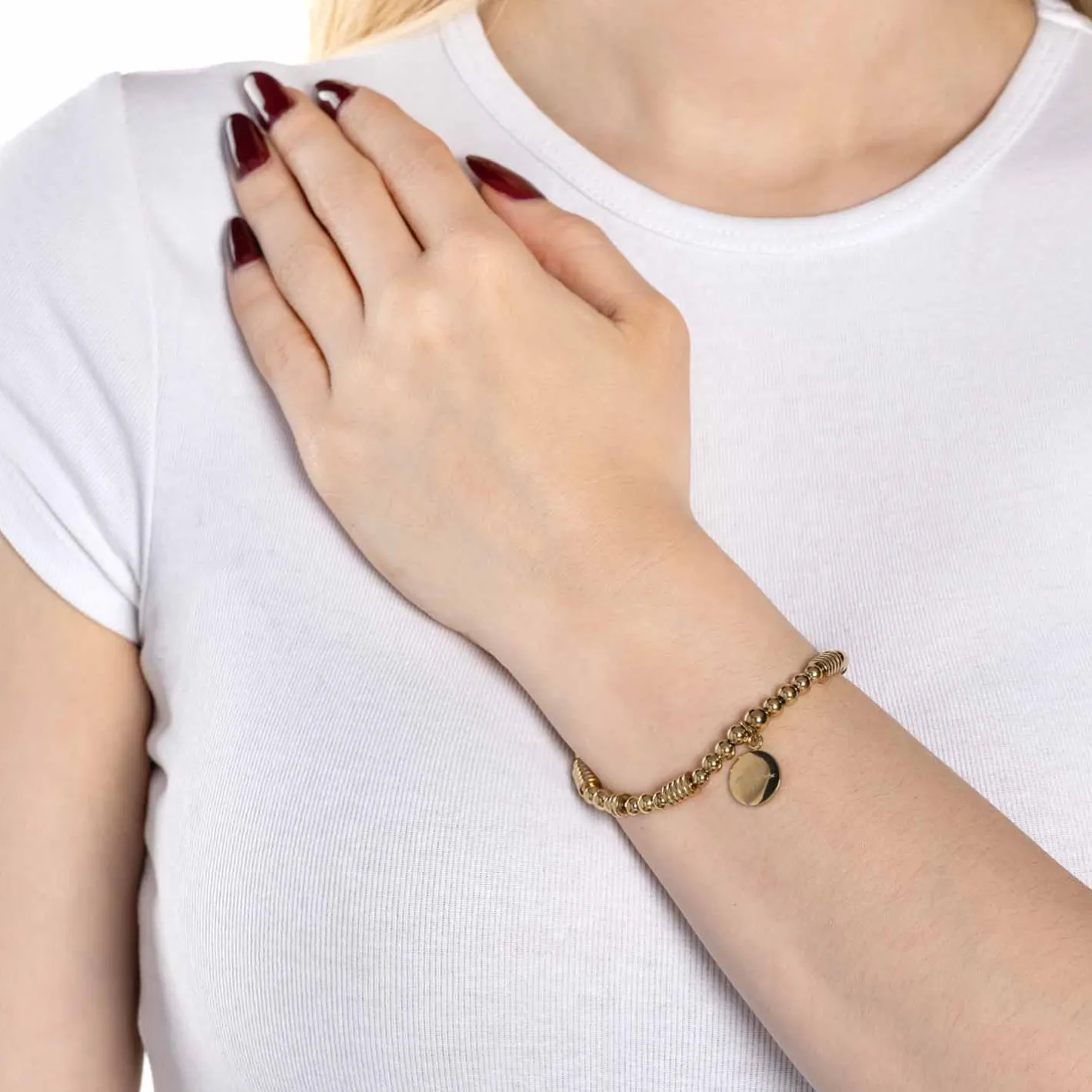 Stretch Armband ELISABETH gold*LEONARDO Discount