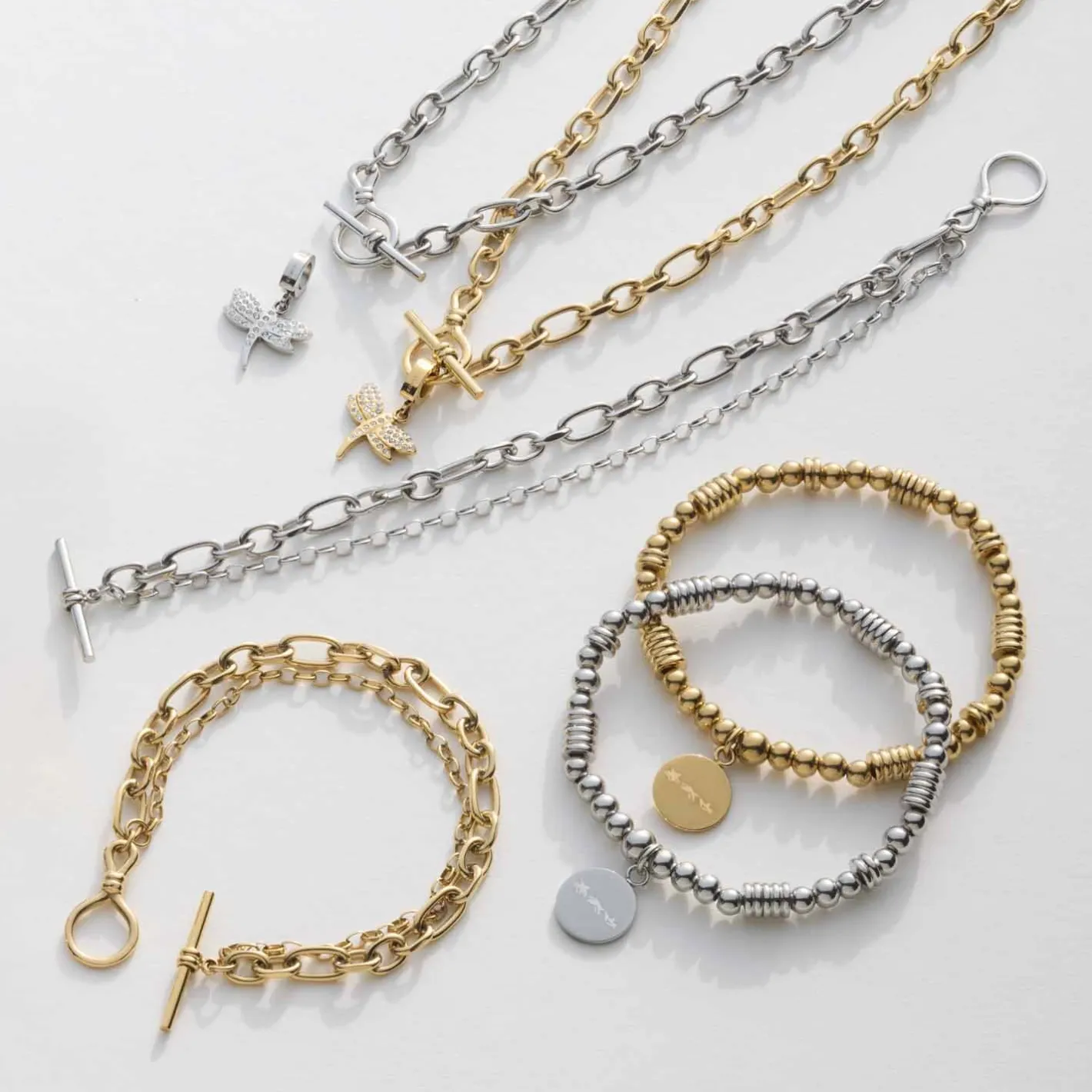 Stretch Armband ELISABETH gold*LEONARDO Discount