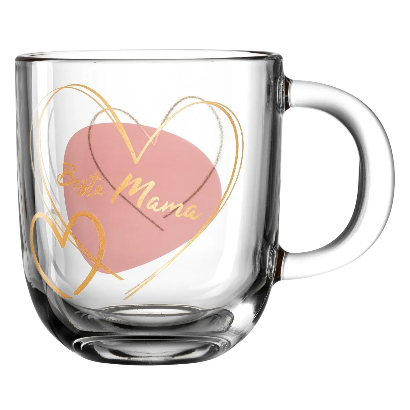 Tasse EMOZIONE 400 ml apricot 'Beste Mama'*LEONARDO
