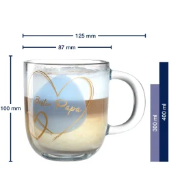 Tasse EMOZIONE 400 ml blau 'Bester Papa'*LEONARDO New