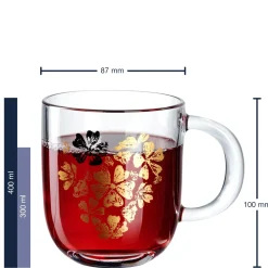 Tasse EMOZIONE 400 ml Blumenherz*LEONARDO Outlet