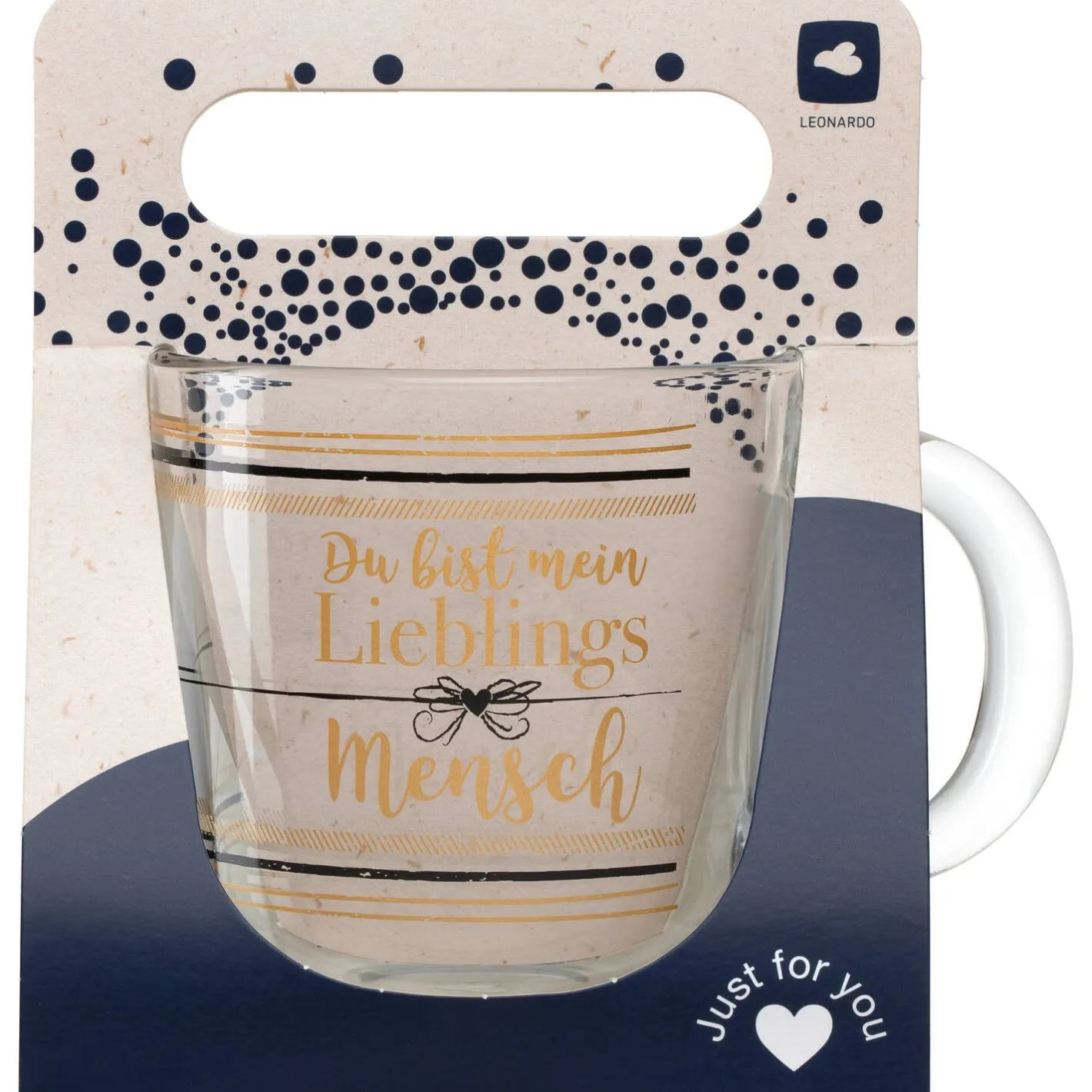 Tasse EMOZIONE 400 ml 'Du bist mein Lieblingsmensch'*LEONARDO Outlet