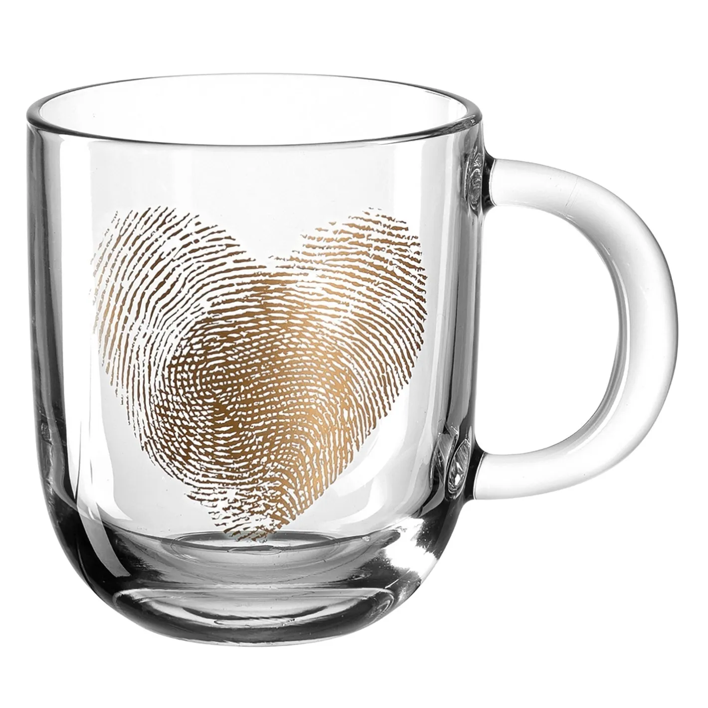 Tasse EMOZIONE 400 ml Fingerabdruck Herz*LEONARDO