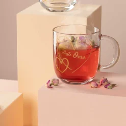 Tasse EMOZIONE 400 ml gelb 'Beste Oma'*LEONARDO Sale