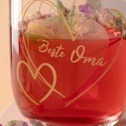 Tasse EMOZIONE 400 ml gelb 'Beste Oma'*LEONARDO Sale