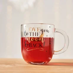 Tasse EMOZIONE 400 ml 'Love you to the moon and back'*LEONARDO Hot