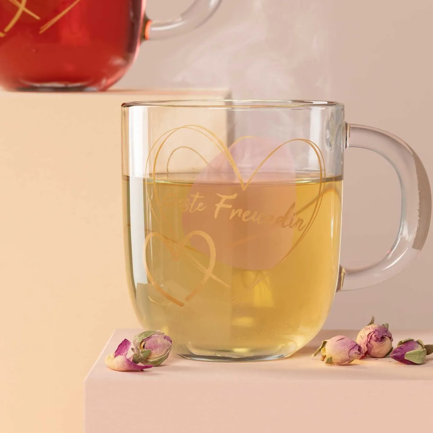 Tasse EMOZIONE 400 ml rosé 'Beste Freundin'*LEONARDO Online