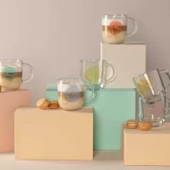 Tasse EMOZIONE 400 ml türkis 'Du bist wundervoll'*LEONARDO Hot