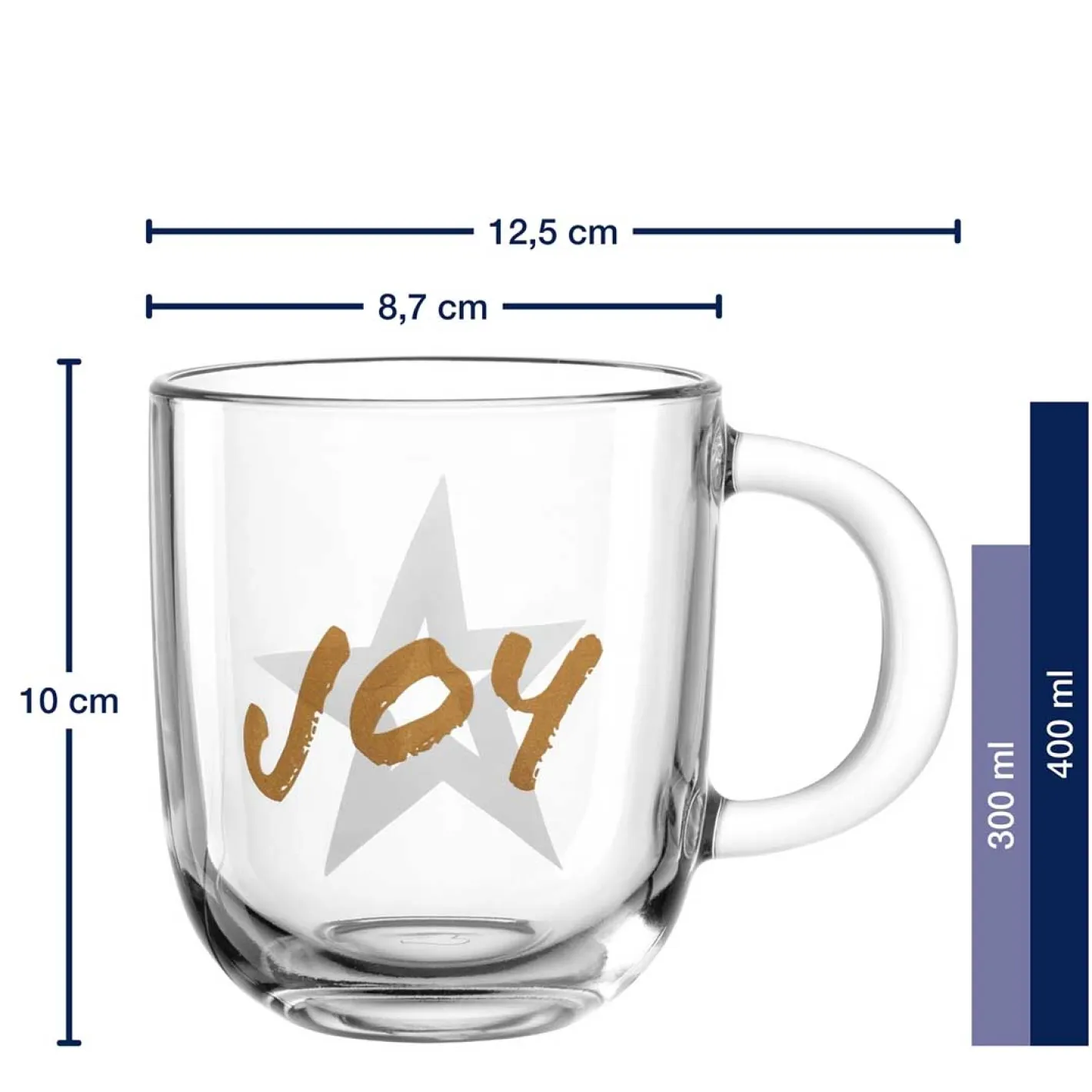 Tasse SILENZIO 400 ml 'JOY'*LEONARDO