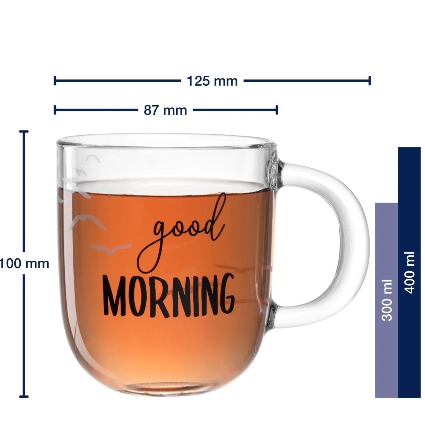 Tasse UFFICIO 400 ml 'good MORNING'*LEONARDO Clearance
