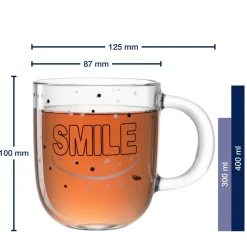 Tasse UFFICIO 400 ml 'SMILE'*LEONARDO Best