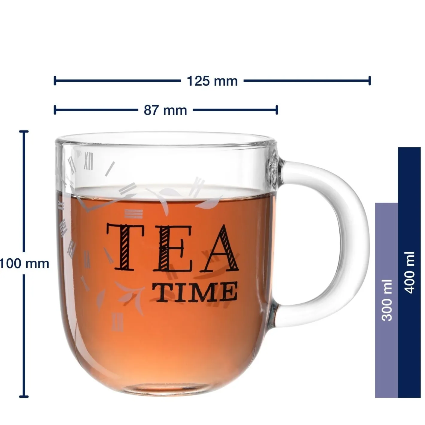 Tasse UFFICIO 400 ml 'TEA TIME'*LEONARDO New