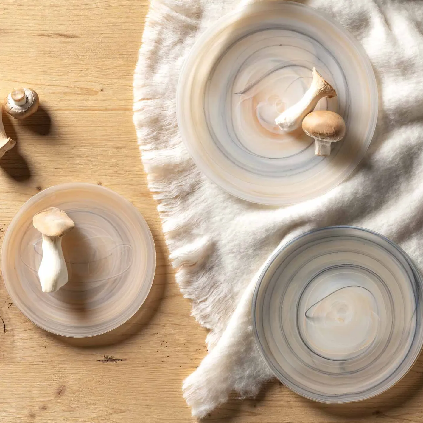 Teller ALABASTRO 28 cm beige/schwarz*LEONARDO Clearance