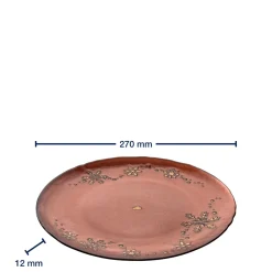 Teller 27cm rot AUTENTICO*LEONARDO Sale