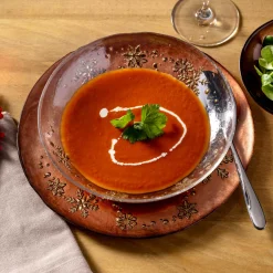 Teller 27cm rot AUTENTICO*LEONARDO Sale